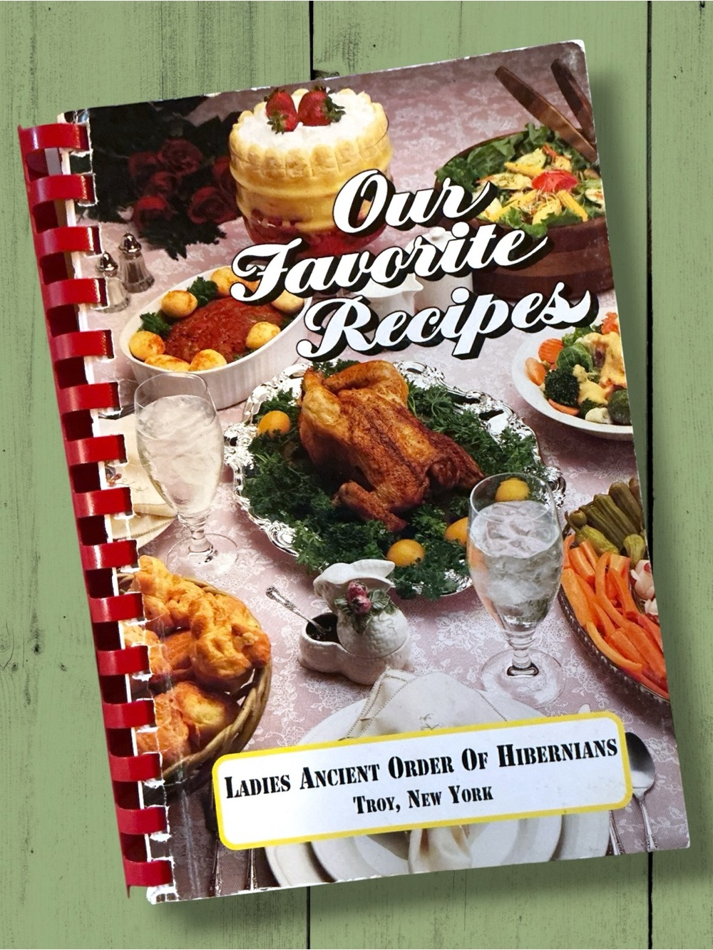 VTG Estimate 1998 Ladies Ancient Order Of Hibernians Recipes Cookbook Troy, NY